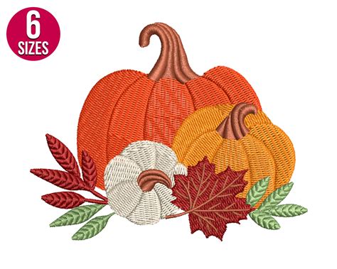 pumpkin machine embroidery designs